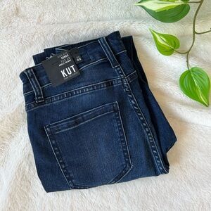 NWT Kut high rise Connie fab ab ankle skinny